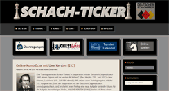 Desktop Screenshot of chess-international.de